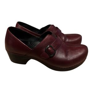Dansko Burgundy Mules